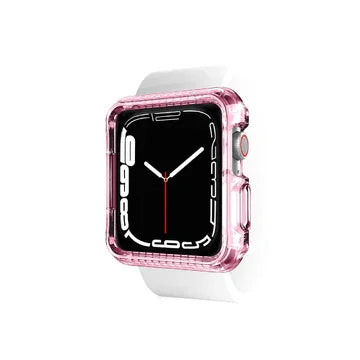Itskins Spectrum Clear Series Case For Apple Watch 44/45Mm - Light Pink - Tashqila Itskins Spectrum Clear Series Case For Apple Watch 44/45Mm - Light Pink - Tashqila